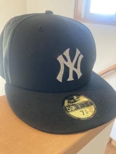 New Era 59FIFTY ブラックキャップ 7 3/4のサムネイル