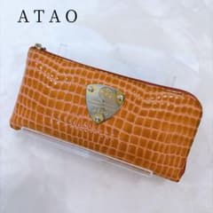 ATAO アタオ limo リモ ヴィトロ L字ファスナー 長財布 型押し - メルカリ