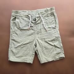 H&M キッズ ハーフパンツ カーキ ウエストゴムのサムネイル