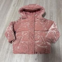 babyGAP ベロア調 ダウンジャケットのサムネイル