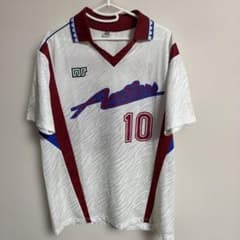 93鹿島アントラーズ　ユニフォーム ジーコ 半袖 MIZUNO正規 鹿島アントラーズ 92-93 ジーコ CAP戦用 ユニフォーム - メルカリ
