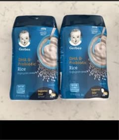 Gerber ライスシリアル　新品未使用　2本セット　離乳食のサムネイル