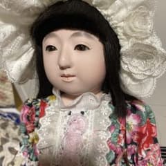 予約済　市松人形　昭和初期12号　4０cm位　柳水顔 市松人形 昭和初期 柳水顔 45cm位 人形液 - メルカリ