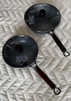 新品未使用Makuake TOBESTゼロフライパン鉄製20cm+24cm+蓋2 新品未使用Makuake TOBESTゼロフライパン鉄製20cm+24cm+蓋2 - メルカリ