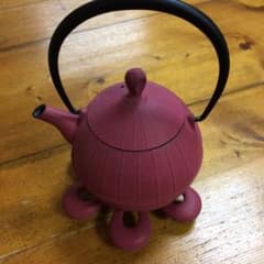 南部鉄器　急須　ティーポット　南部鉄瓶　 壱鋳堂　カラーポット　胡桃　0.7Lのサムネイル