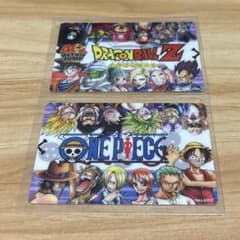 ジャンプ40周年 コラボカード ドラゴンボール×ワンピース 集合 2枚