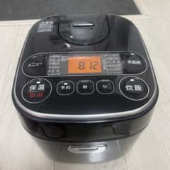 IRIS OHYAMA 炊飯器 RC-MA30AZ-B 本体　充電コードありのサムネイル