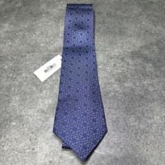 極美品】HERMES エルメス ネクタイ ブルー 幾何学総柄 7457 SA - メルカリ
