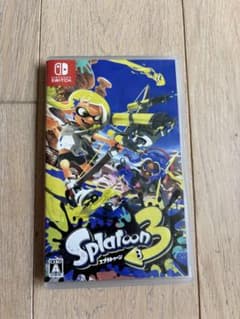 * 케이스에 긁힌 스플라툰 3 Nintendo Switch