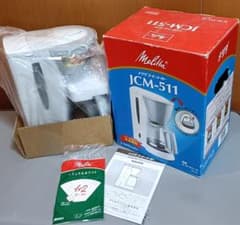 【未使用】Melitta メリタ コーヒーメーカー JCM-511/Wホワイトのサムネイル