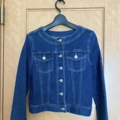 내츄럴 뷰티 베이직 다크 블루 데님 재킷 S 사이즈
