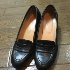 黒  ローファー風のサムネイル