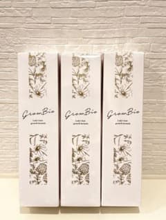 【新品未使用未開封】グロウビオ 薬用育毛剤 120ml ✖︎３本セット　女性用のサムネイル
