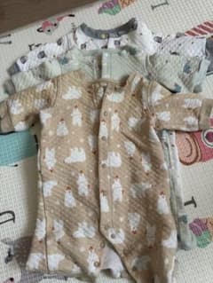 ユニクロロンパース3枚セット.60cmのサムネイル