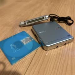 SONY MDプレーヤー シルバー MDディスク付き - メルカリ