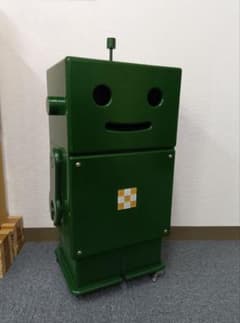 ロボット型 キャビネット 収納家具 グリーンのサムネイル