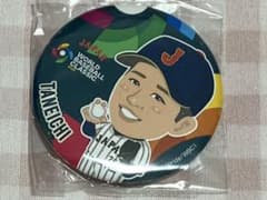 WBC2026 사무라이 재팬 캔 배지 & BBM 야구 카드 2ndver 종시 아츠키