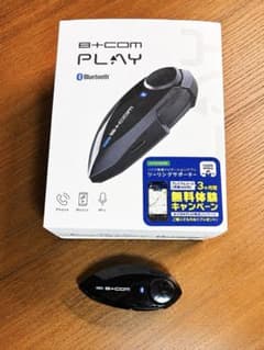 B+COM PLAY バイク用 Bluetooth インカム 本体　ブラックのサムネイル