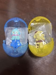 お値下げしました！！サンリオ キーリングハンガー ハンギョドン&ポムポムプリンのサムネイル