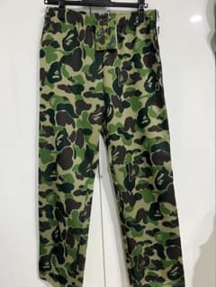 A BATHING APE カモ柄 トラックパンツ - メルカリ
