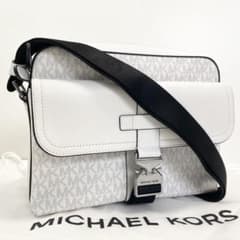 新品】MICHAEL KORS ハドソン メンズ MKロゴ レザー - メルカリ