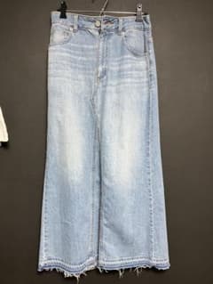 GU デニムAラインロングスカートのサムネイル