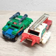 トミカ コマンドビークル・ダブルアーマーシリーズ 2台セット 当時物