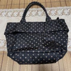 agnes b. アニエスベー ボヤージュ ドット柄 ナイロントートのサムネイル