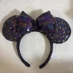 ディズニー カチューシャ スパンコール ブラックのサムネイル