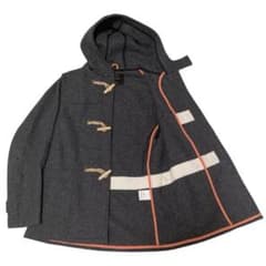 定3.6万美品　FIDELITY BEAMS別注ショートダッフルコートLグレー