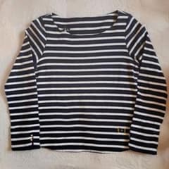 franchelippee フランシュリッペ ボーダー長 T Bear cute