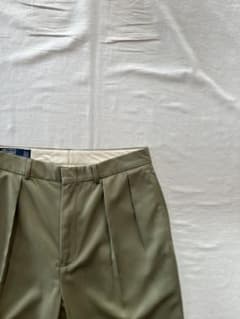90s〜00s polo ラルフローレン 2タック スラックス ピスタチオカラー 90s〜00s polo ラルフローレン 2タック スラックス ピスタチオカラー