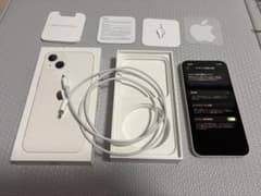 Apple iPhone 13 128GB ホワイト 本体 充電ケーブル　箱有のサムネイル