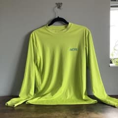 AKTR ロングスリーブシャツ ネオンイエロー Mサイズのサムネイル