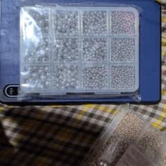 ハンドメイド用 メタルビーズ アソートセット シルバー系のサムネイル