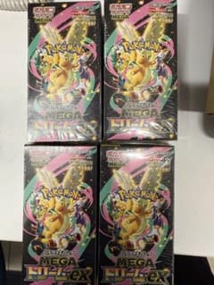 ポケモンカードゲーム MEGAドリームEX ボックス 4個セット　シュリンク付きのサムネイル