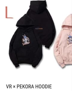 vaultroom × 兎田ぺこら HOODIE BLACK Lのサムネイル
