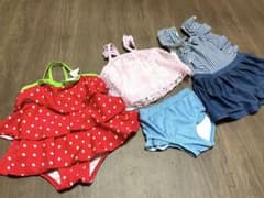 ベビー 女の子 水着 3点セットのサムネイル