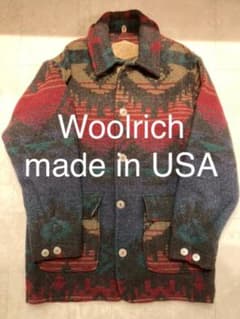 WOOLRICH ウールリッチ 民族柄 ネイティブ ジャケット コート Lサイズのサムネイル