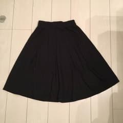 黒 膝丈スカートのサムネイル