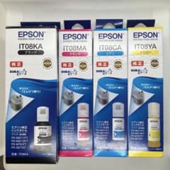 Epson IT08シリーズ インクカートリッジ 4色セットのサムネイル