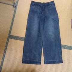 Lサイズ ワイドレッグデニムのサムネイル