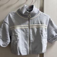 トップス andmary Ami line zip tops ice blue andmary Ami line zip tops ice blue - メルカリ