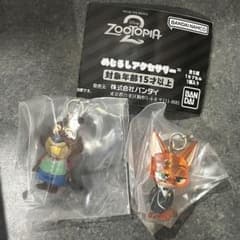 【新品未使用】ズートピア2 めじるしアクセサリー 2点セット ニックB＆ニブルスのサムネイル
