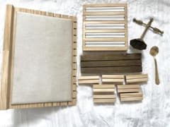 木製アクセサリーディスプレイ什器セットのサムネイル