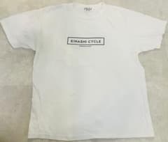 KINASHI CYCLE 木梨サイクル Tシャツ Lサイズ　ボックスロゴ 白のサムネイル
