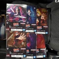 이치 반 쿠지 NARUTO I 상 비주얼 시트 세트 전 6 종 콤프 세트