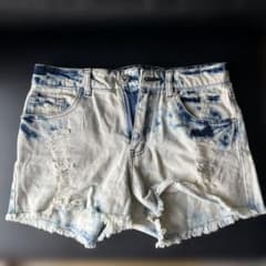 デニム風カットオフショートパンツのサムネイル