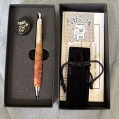 新品 こぶた工房 極上花梨瘤 紅白 シャープペンシル0.5 - メルカリ