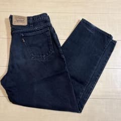levi's 550 black 33/28 HUSKY ブラックデニム 90s levi's 550 black 33/28 HUSKY ブラックデニム 90s - メルカリ